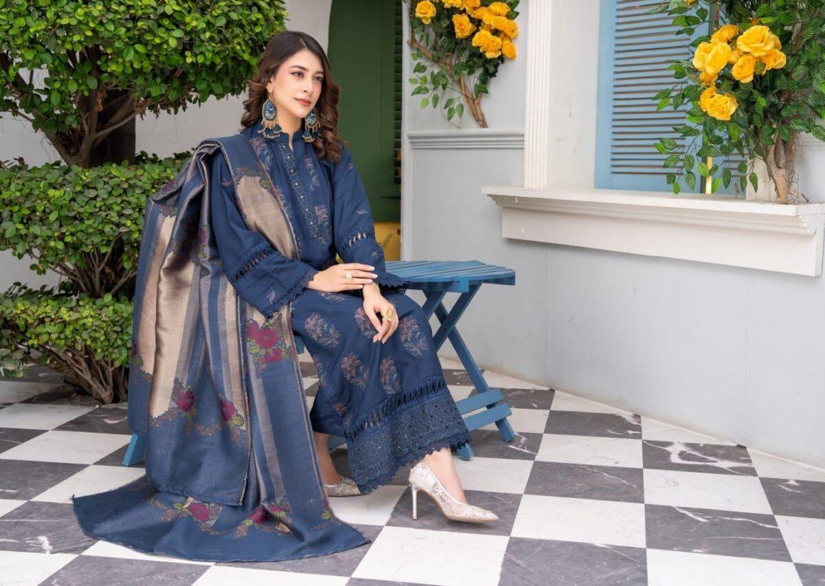 3 Piece Suit | Alaaya Blue